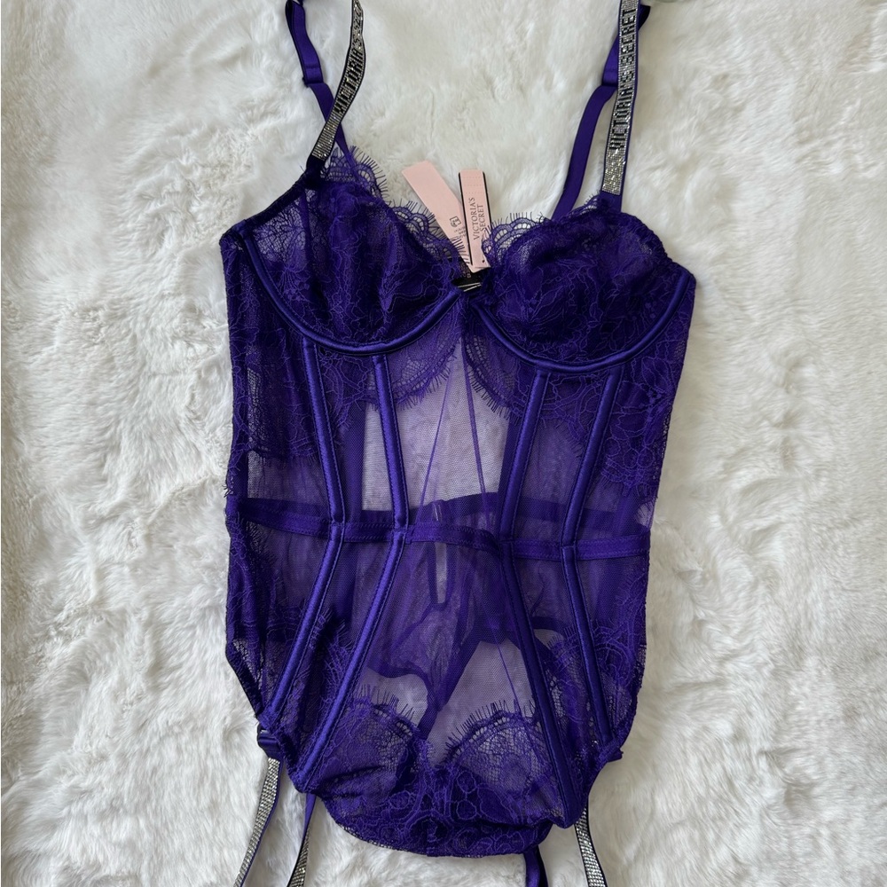 NWT Victoria’s Secret Royal Purple Lace Lingerie